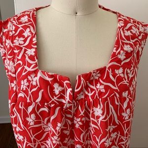 1960s/70s Hawaiian Floral Print House Dress.
